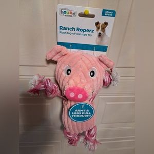Outward Hound Chicken Ranch RoprtzDog Toy With Squeaker 12”